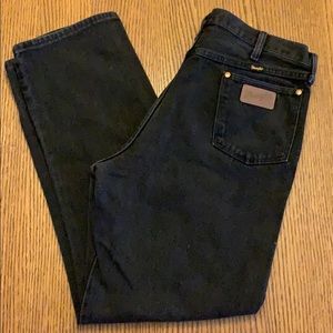 Black Wrangler Denim